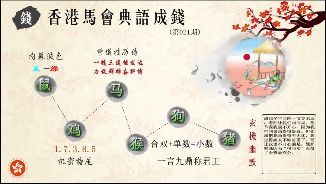 021期典语成钱[图]