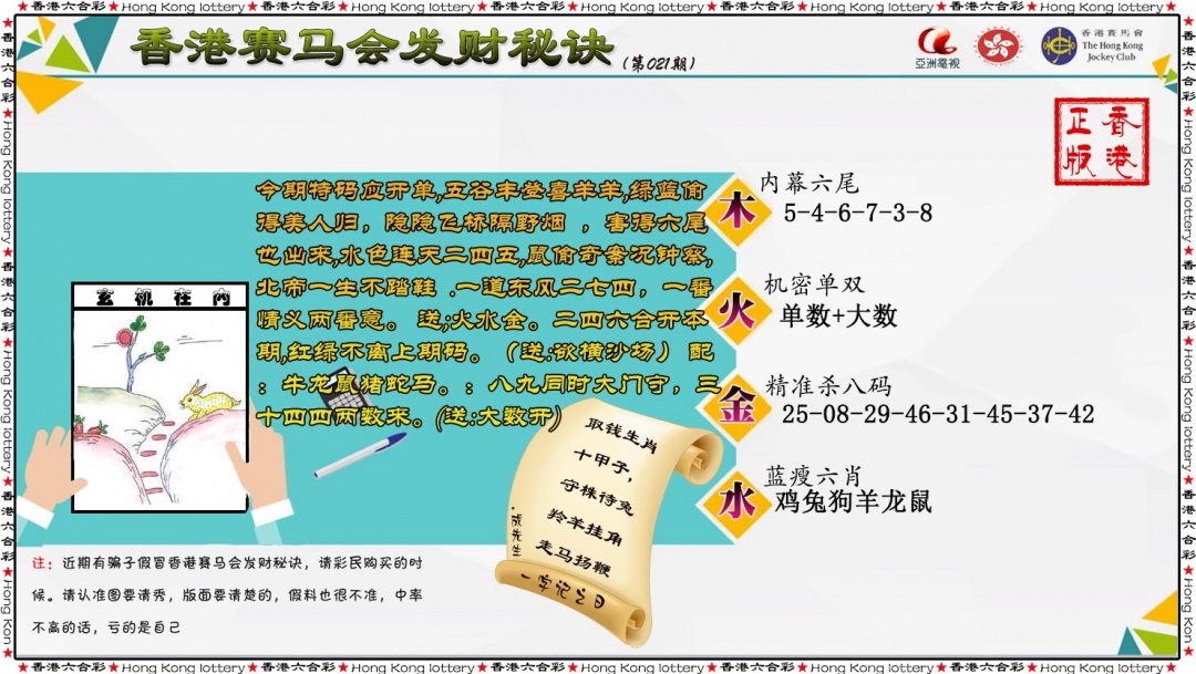 021期发财秘诀[图]