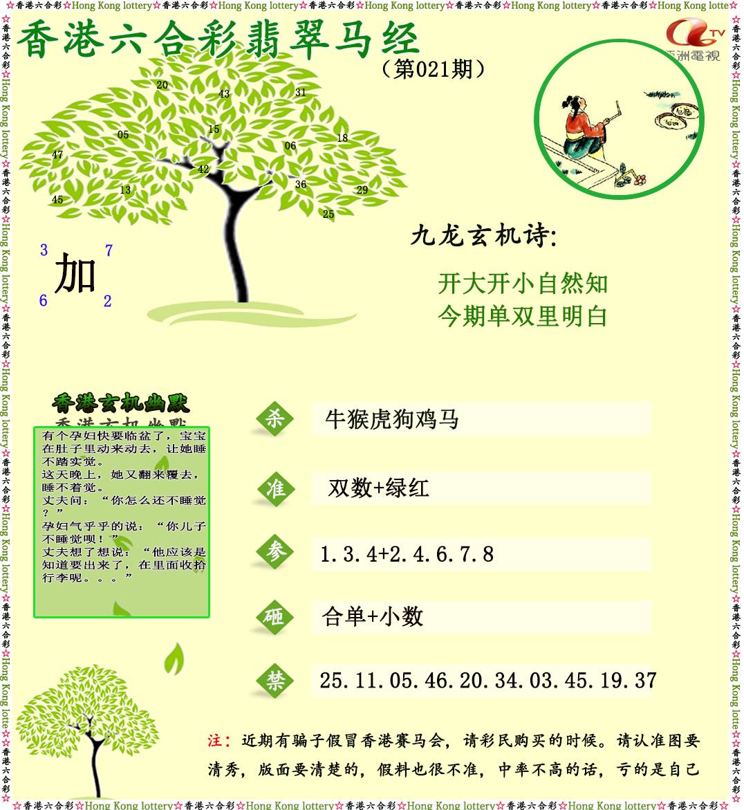 021期翡翠马经[图]