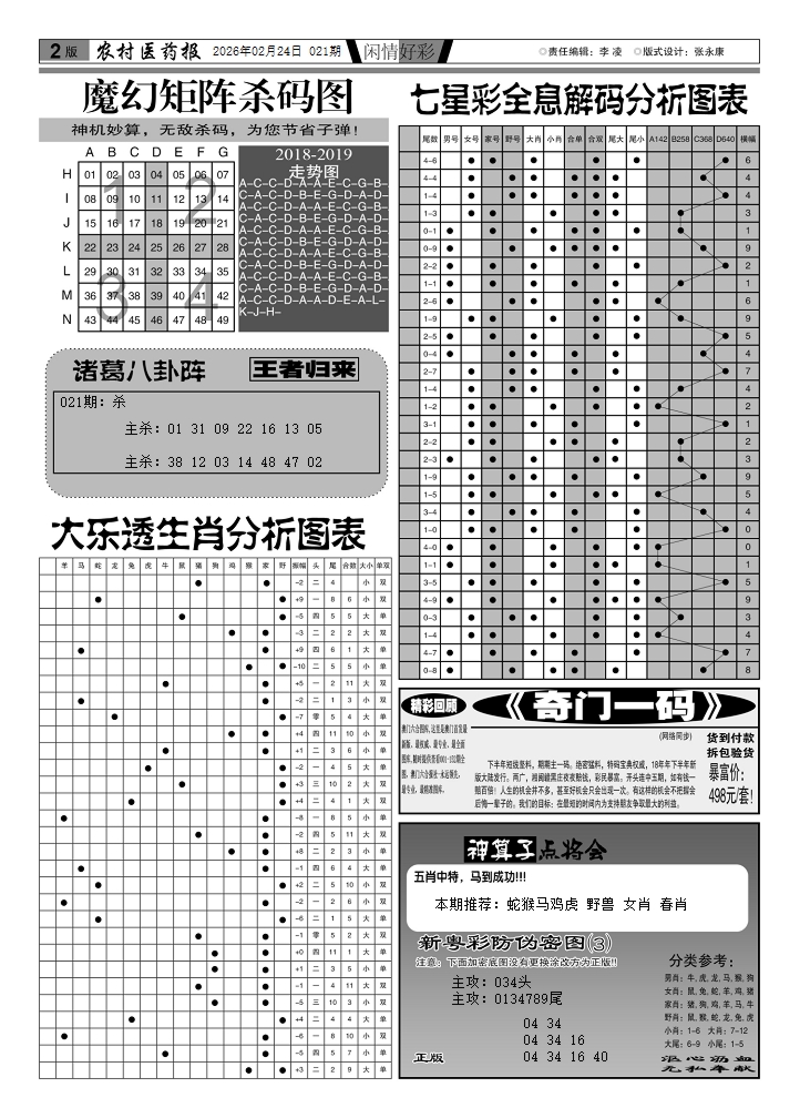 021期新粤彩(闲情好彩E)[图]